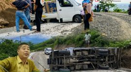 Sejumlah kendaraan mengalami kecelakaan di ruas jalan Lendang Re–Menjot, Sekotong, Lombok Barat, akibat kondisi jalan yang masih berupa kerikil dan belum beraspal, sementara DPRD setempat mendesak percepatan penyelesaian proyek demi keselamatan pengguna jalan.
(Foto: Istimewa)