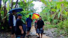 Kondisi permukiman warga Dusun Songkang yang kerap terdampak banjir akibat luapan Sungai Tibu Kebon.(Foto.Istimewa)