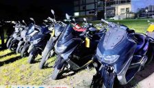 Sejumlah barang bukti sepeda motor diduga hasil kejahatan curanmor diamankan oleh Tim Puma Jatanras Ditreskrimum Polda NTB. (Foto: Istimewa)