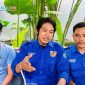 Ketua DPD KNPI NTB bersama jajaran pengurus saat menyampaikan pernyataan sikap penolakan kenaikan BBM non-subsidi dalam konferensi pers di Gerung, Lombok Barat.(Foto.Istimewa)