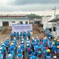 Personel PLN UIW NTB mengikuti Apel Siaga kesiapan pengamanan kelistrikan jelang GT World Challenge Asia 2026 di kawasan Mandalika, Lombok Tengah. (Dok. PLN)