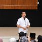 Gubernur NTB Lalu Muhamad Iqbal memberikan sambutan saat menghadiri pelatihan ESQ Leadership Center bagi para guru di Universitas Islam Al-Azhar Mataram.(Foto. Istimewa)