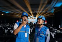 Petugas PLN UIW NTB memastikan seluruh sistem kelistrikan dalam kondisi optimal untuk mendukung suksesnya kegiatan Arahan dan Dialog bersama Menko Polkam dan Mendagri.(Dok.PLN)