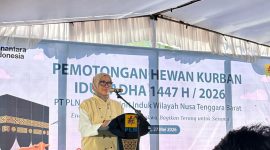 Melalui semangat Iduladha, PLN UIW NTB terus hadir menebar manfaat dan memperkuat kepedulian sosial bagi masyarakat NTB.(Dok.PLN)