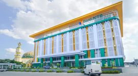 Kantor Pusat Bank NTB Syariah di Mataram. Bank menegaskan layanan pembiayaan kepada nasabah dilaksanakan sesuai akad, prinsip syariah, dan ketentuan yang berlaku.(Dok.Bank NTB Syariah)