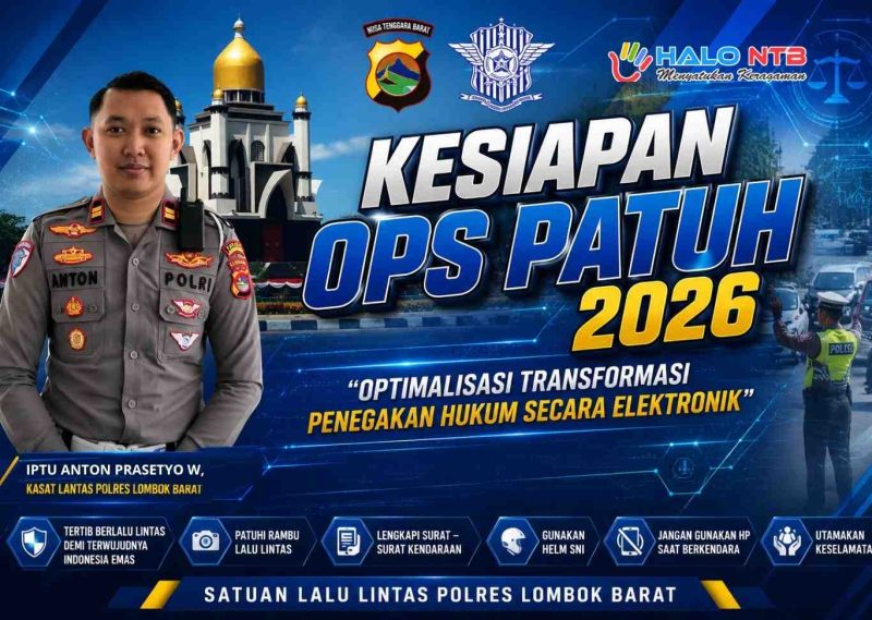Kasat Lantas Polres Lombok Barat, Iptu Anton Prasetya Wijaya, S.Tr.K., S.I.K., M.H. (Foto: Istimewa)