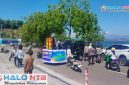 Potret suasana aksi unjuk rasa damai yang digelar Aliansi Pembentukan Provinsi Pulau Sumbawa (PPS) di area Pelabuhan Poto Tano, Sumbawa Barat, Selasa (2/6/2026). (Foto: Istimewa).