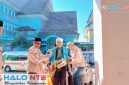 Petugas PPIH Embarkasi Lombok saat menyambut kepulangan Jemaah Haji Kloter 2 (Lombok Tengah) di Asrama Haji Mataram, NTB, Rabu, (3/6/2026). (Foto: Istimewa).