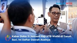 Kepala Kantor Wilayah Kementerian Haji dan Umroh (Kemenhaj) Provinsi Nusa Tenggara Barat (NTB), H. Lalu Muhammad Amin
