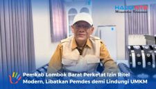 Kepala Dinas Perdagangan Lombok Barat, H. Muhammad Adnan saat ditemui awak media di ruangan kerjanya, Senin (8/6/2026). (Foto: Istimewa)