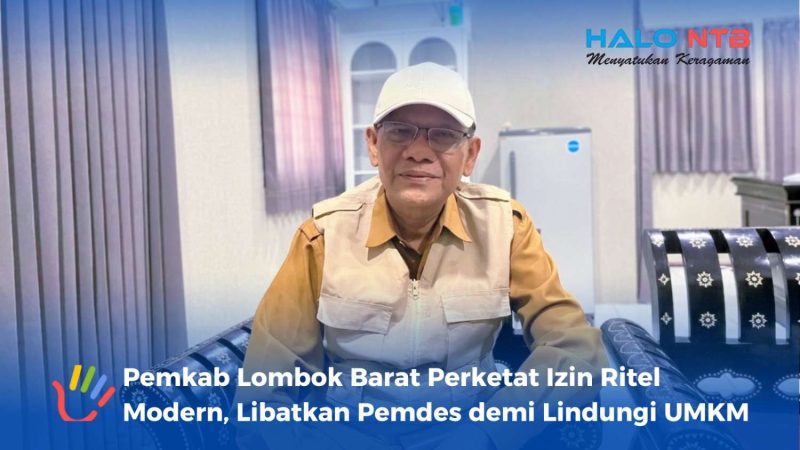 Kepala Dinas Perdagangan Lombok Barat, H. Muhammad Adnan saat ditemui awak media di ruangan kerjanya, Senin (8/6/2026). (Foto: Istimewa)