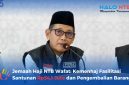 Kepala Kantor Kementerian Haji dan Umroh Provinsi Nusa Tenggara Barat, Lalu Muhammad Amin. (Foto:  MetroNTB.com/Lalu Suparman Ambakti)