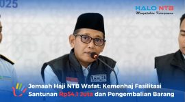 Kepala Kantor Kementerian Haji dan Umroh Provinsi Nusa Tenggara Barat, Lalu Muhammad Amin. (Foto:  MetroNTB.com/Lalu Suparman Ambakti)
