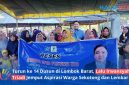 Anggota DPRD Provinsi NTB, Lalu Irwansyah Triadi (tengah baju biru), berfoto bersama warga saat pelaksanaan reses Masa Sidang Tahun 2025/2026 di Dusun Telage Lindung, Desa Eyat Mayang, Lembar, Kamis (11/6/2026). (Foto: Istimewa)