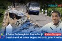 Kepala Desa Tempos, H. Sudirman, memberikan penjelasan terkait jalan rusak dan amblas yang tak kunjung diperbaiki oleh Pemerintah Kabupaten Lombok Barat saat ditemui di ruang kerjanya, Kamis (18/6).(Foto: Istimewa)