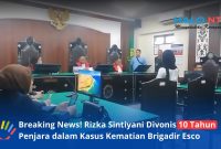 Terdakwa Rizka Sintiyani mengikuti sidang putusan di PN Mataram, Jumat (19/6/2026).(Foto: Istimewa)