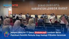 Suasana pelayanan administrasi kependudukan di kantor Dinas Kependudukan dan Pencatatan Sipil (Disdukcapil) Kabupaten Lombok Barat, Rabu (24/6/2026).(Foto: Istimewa)