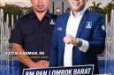 Ketua BM PAN Lombok Barat, Fatur Rahman, SH.(kiri) dan Calon Ketua Umum BN PAN, Mitra Fakhruddin (kanan).