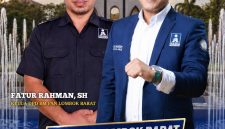 Ketua BM PAN Lombok Barat, Fatur Rahman, SH.(kiri) dan Calon Ketua Umum BN PAN, Mitra Fakhruddin (kanan).
