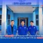 Jajaran pengurus DPD KNPI Provinsi NTB versi Daud Gerung di depan kantor sekretariat, Jumat (10/7/2026). Tampak dalam foto dari kiri ke kanan: Bendahara M. Muhaddisin, Ketua Daud Gerung, dan Sekretaris Saidin Al Fajari.(Foto: Istimewa)
