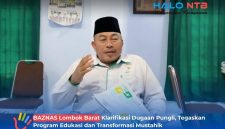 Ketua Badan Amil Zakat Nasional (BAZNAS) Kabupaten Lombok Barat,TGH. Muhammad Taisir Al Azhar, L.C, S.Ag, M.A..