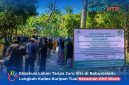 Warga Desa Kuripan mendatangi dan memasang plang lokasi lahan yang diklaim sebagai tanah wakaf Masjid Hidayatul Mukhtar di Desa Babussalam, Gerung, Kamis (9/7/2026).