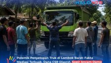 (Foto: ilustrasi) Sejumlah warga Lombok Barat, memblokir jalan dan menyetop aktivitas dump truk pengangkut material galian C