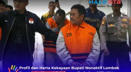 Bupati nonaktif Lombok Barat Lalu Ahmad Zaini berjalan menuju mobil tahanan usai menjalani pemeriksaan di Gedung KPK, Jakarta, Selasa (21/7/2026).