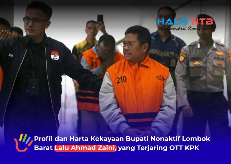 Bupati nonaktif Lombok Barat Lalu Ahmad Zaini berjalan menuju mobil tahanan usai menjalani pemeriksaan di Gedung KPK, Jakarta, Selasa (21/7/2026).