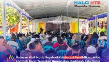 Ratusan wali murid MAN Lombok Barat menghadiri kegiatan Musyawarah dan Temu Wali Murid untuk siswa Kelas X, XI, dan XII yang berlangsung di halaman madrasah, Sabtu (25/7/2026).(Foto: Istimewa)