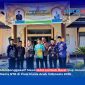 Momen pelepasan Lutfan Ahsanuttafkier menuju Piala Dunia Anak Indonesia 2026 oleh pihak Madrasah dan perwakilan Kementerian Agama Kabupaten Lombok Barat di MAN Lombok Barat, Rabu (1/7/2026).(Foto: Istimewa)