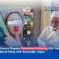 Ketua MUI Lombok Barat, TGH. Abdullah Mustafa (kanan), saat memberikan keterangan terkait dugaan penistaan Al-Qur'an yang dilakukan oleh seorang wanita di media sosial (kiri).(Foto: Istimewa)