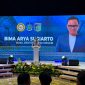 Wakil Menteri Dalam Negeri (Wamendagri), Bima Arya Sugiarto, saat memberikan sambutan dalam pembukaan Rapat Kerja dan Munaslub APPSI Tahun 2026 yang berlangsung di Hotel Aruna Senggigi, Lombok Barat, Kamis (16/7).(Foto: Istimewa)