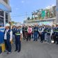 Manajemen PT ASDP Cabang Lembar bersama jajaran pemangku kepentingan melakukan peninjauan langsung serta uji coba sistem face recognition di gerbang akses Pelabuhan Penyeberangan Lembar, Senin (20/7/2026).(Foto: Istimewa)