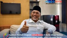Wakil Ketua DPRD Lombok Barat Fraksi NasDem, H. Tarmizi, saat memberi keterangan kepada sejumlah wartawan, di ruang kerjanya, Rabu (5/8/2026).