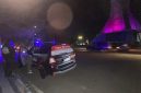 Unit kendaraan Puma Jatanras Polda NTB terparkir di salah satu titik pemantauan saat Patroli Strong Point berlangsung di Kota Mataram, Sabtu (22/8/2026) malam. (Foto: Istimewa)
