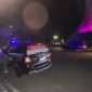Unit kendaraan Puma Jatanras Polda NTB terparkir di salah satu titik pemantauan saat Patroli Strong Point berlangsung di Kota Mataram, Sabtu (22/8/2026) malam. (Foto: Istimewa)
