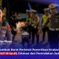 Kasat Lantas Polres Lombok Barat, IPTU Anton Prasetya W., pimpin langsung penertiban knalpot brong jelang HUT ke-81 RI di Senggigi.(Foto: Halo NTB)