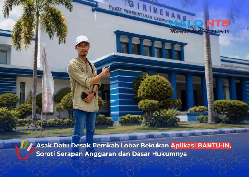 Ketua Aliansi Sasak Muda Bersatu (Asak Datu), Herman Kisaf desak pembekuan aplikasi BANTU-IN Pemkab Lombok Barat.