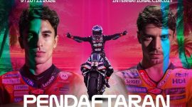 Poster pendaftaran volunteer Pertamina Grand Prix of Indonesia 2026 di Pertamina Mandalika International Circuit, NTB. (Dok: instagram: The Mandalika GP)