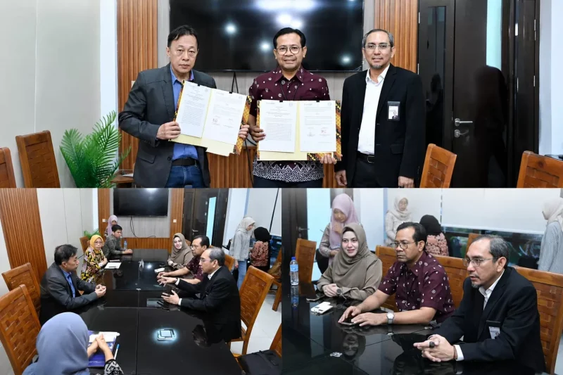 Bank NTB Syariah dan Universitas Bumigora menandatangani PKS pemanfaatan layanan perbankan digital untuk mendukung transformasi pendidikan. (Dok. Bank NTB Syariah)
