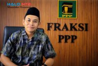 Anggota Komisi IV DPRD Lombok Barat, Muhammad Munip, M.Kes., saat memberikan keterangan terkait desakan evaluasi Dewan Pengawas RSUD Tripat, di ruang kerjanya, Senin (3/8/2026).(Foto: Halontb)
