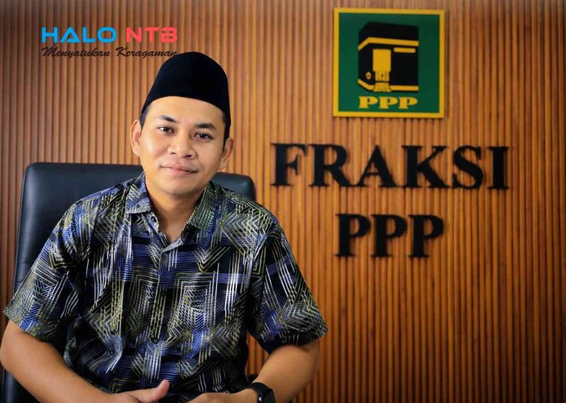 Anggota Komisi IV DPRD Lombok Barat, Muhammad Munip, M.Kes., saat memberikan keterangan terkait desakan evaluasi Dewan Pengawas RSUD Tripat, di ruang kerjanya, Senin (3/8/2026).(Foto: Halontb)