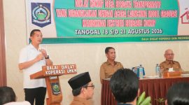 Gubernur NTB, Lalu Muhamad Iqbal buka Diklat KDKMP 40 Desa Berdaya Transformatif sekaligus luncurkan Model Graduasi Kemiskinan Ekstrem di Mataram, Selasa (18/8/2026).