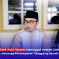 Kanan ke kiri: Nurbayati (istri korban), Kades Gelogor Achmad Arman Iswara, dan Yusri (paman korban) saat memberikan keterangan usai pemakaman Ardian, korban kebakaran KMP Putri Yasmin, Kamis (20/8/2026).(Foto: Istimewa)