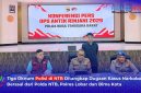 Jajaran Polda NTB menggelar konferensi pers terkait hasil Operasi Antik Rinjani 2026 di Mapolda NTB, Selasa (11/8/2026), yang mengungkap 129 kasus narkotika sekaligus penangkapan tiga oknum anggota Polri.(Foto: Istimewa)