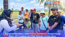 Sejumlah warga Kavlingan Dusun Labuapi Selatan, Labuapi, Lombok Barat, menyampaikan penolakan terkait rencana penggunaan jalan lingkungan serta pembelokan saluran irigasi, sebagai akses menuju proyek perumahan bersubsidi Kaliana Residence.(Foto: Istimewa)