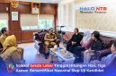 Pj. Sekda Lombok Barat H. Saeful Ahkam saat berdiskusi bersama jajaran BKPSDM Kota Tangerang dalam kunjungan kerja terkait persiapan seleksi calon Sekda Lombok Barat, Senin (14/9/2026).(Foto: Istimewa)