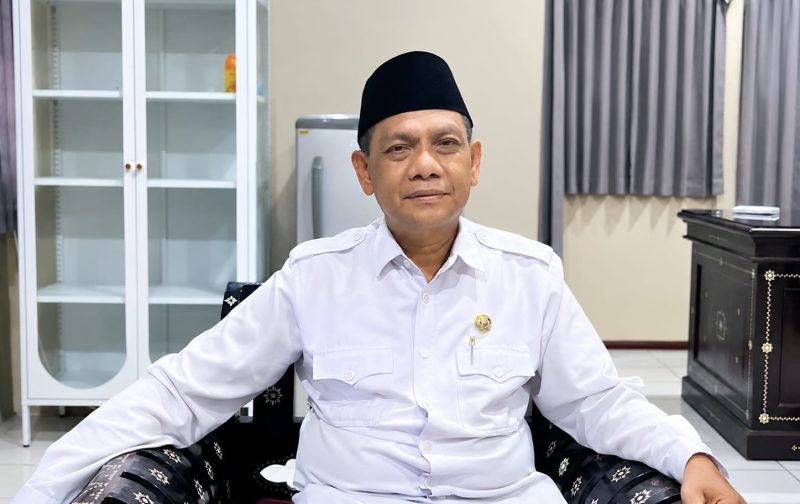 Kepala Dinas Perdagangan Kabupaten Lombok Barat, H. Muhammad Adnan. (Foto: Halo NTB/Taufik).
