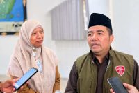 Wakil Bupati Lombok Barat, Hj. Nurul Adha (kiri), dan Wakil Ketua Komisi I DPRD Lombok Barat.(Foto: Istimewa)